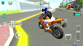 ✅3D Driving Class Simulator - Bullet Train Vs Motorbike - Bike Driving Game - Android Gameplay