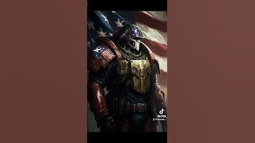 USA Army In Warhammer 40k By AI Ai Warhammer40k Army Warzone Gaming Games Usa America 