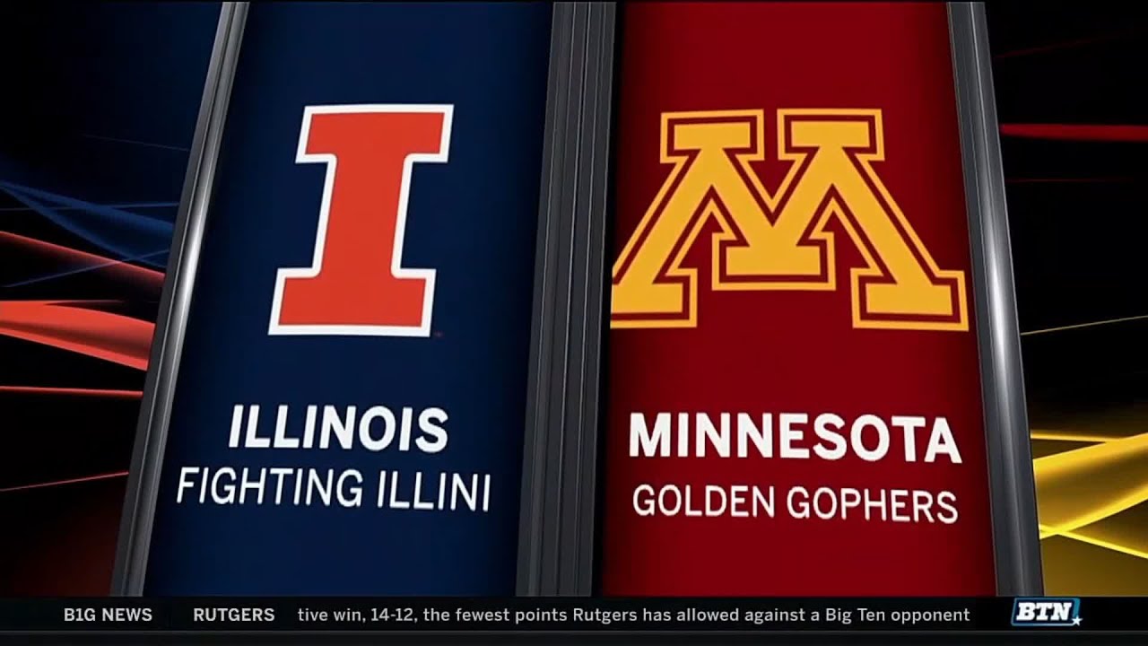 Illinois at Minnesota Football Highlights YouTube