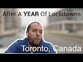 1 year later  lock down in canada  toronto back in a stay at home order
