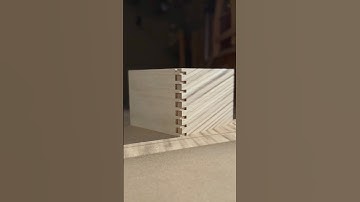 Trying an Uneven Box Joint #shorts #woodworking #diy