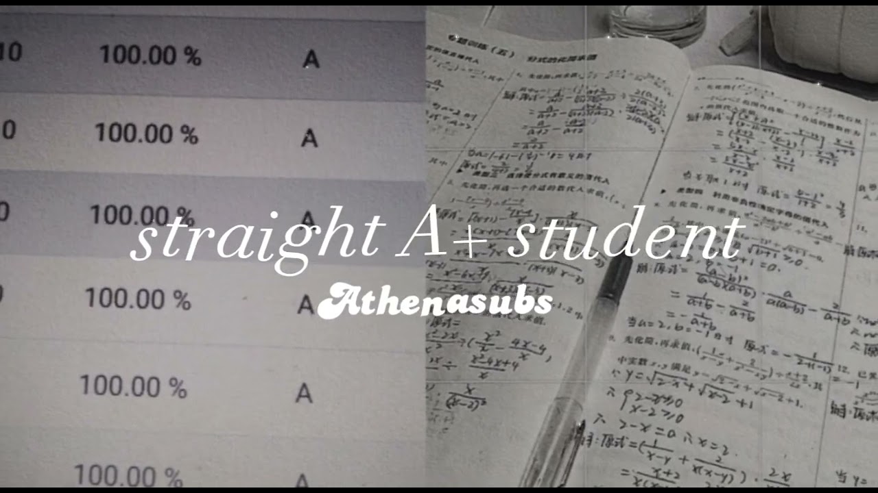 Straight A student  increase intelligence subliminal FREE from low grades good grades only