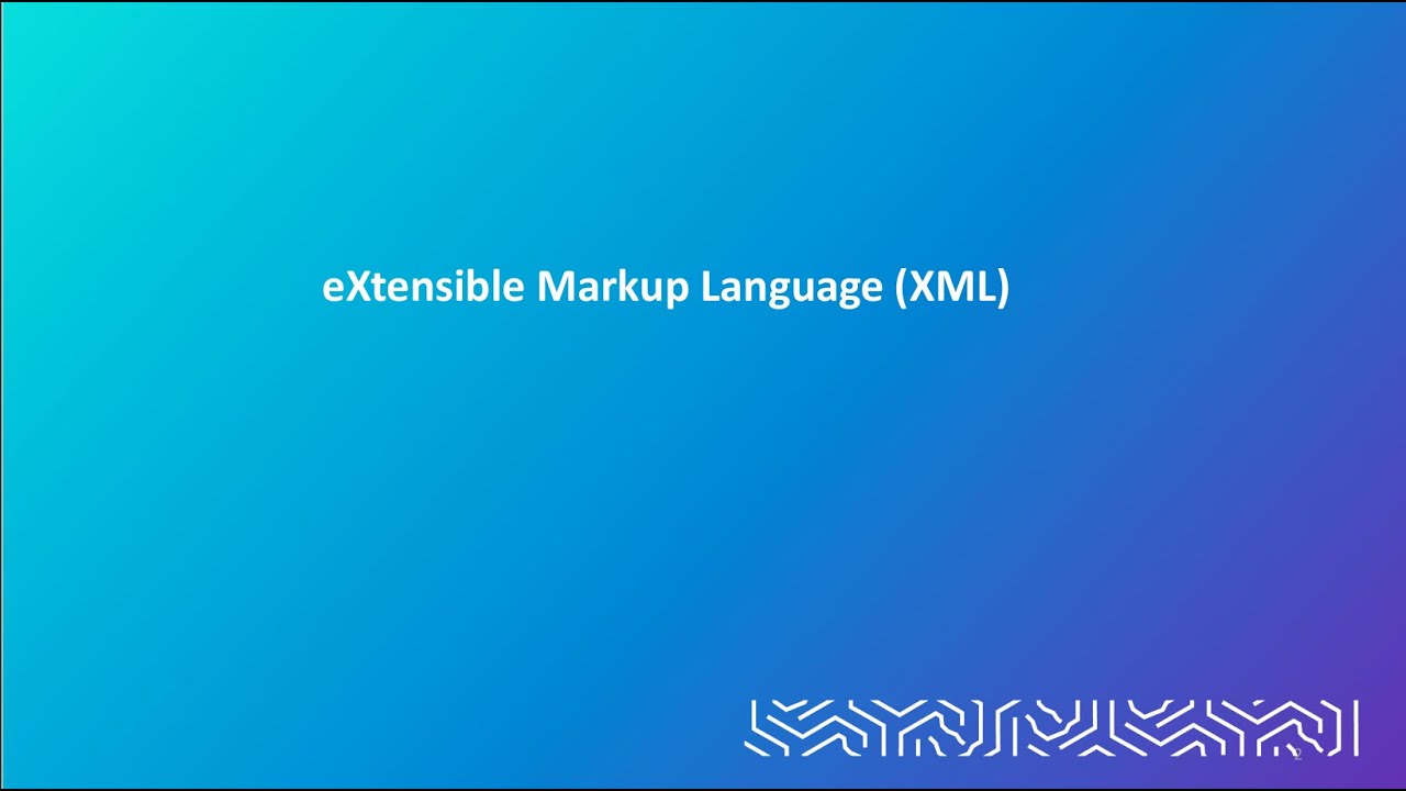 IT361 - CS361 - DS362 Module 9: eXtensible Markup Language (XML) - YouTube