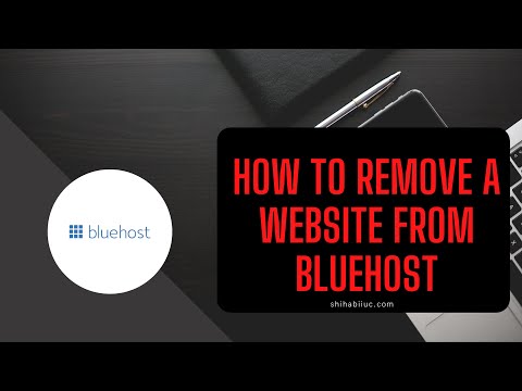 How to remove a website from your Bluehost account?