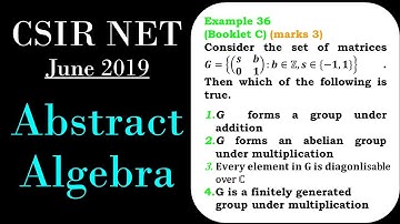 CSIR NET MATHEMATICS | Abstract Algebra | Best Solution Finitely Generated Group June 2019