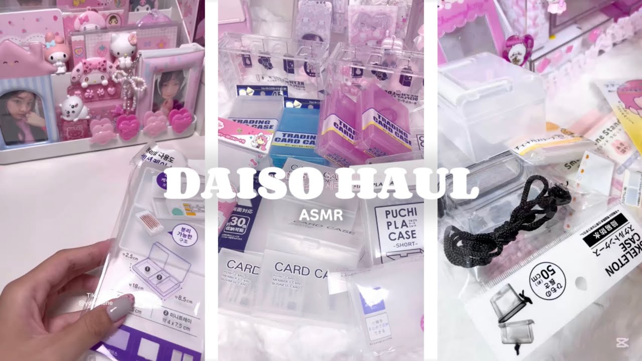 🛒 daiso haul asmr — [tiktok compilation] | 다이소 | 다이소깡 | 다이소하울 🌸