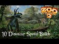 Zoo Tycoon 2: 10 Dinosaur Speed Builds