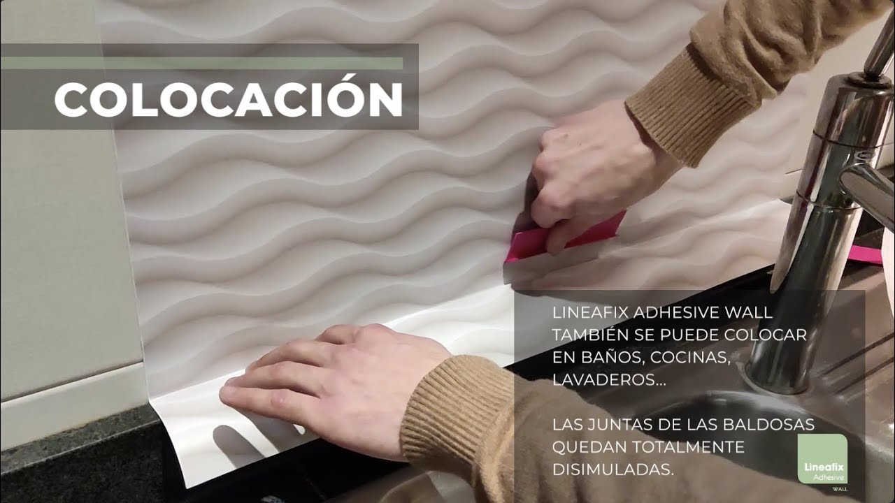 Lineafix Adhesive Wall - Papel pintado adhesivo vinílico (pared, cocina, baño)- Linea Hogar Deco -01
