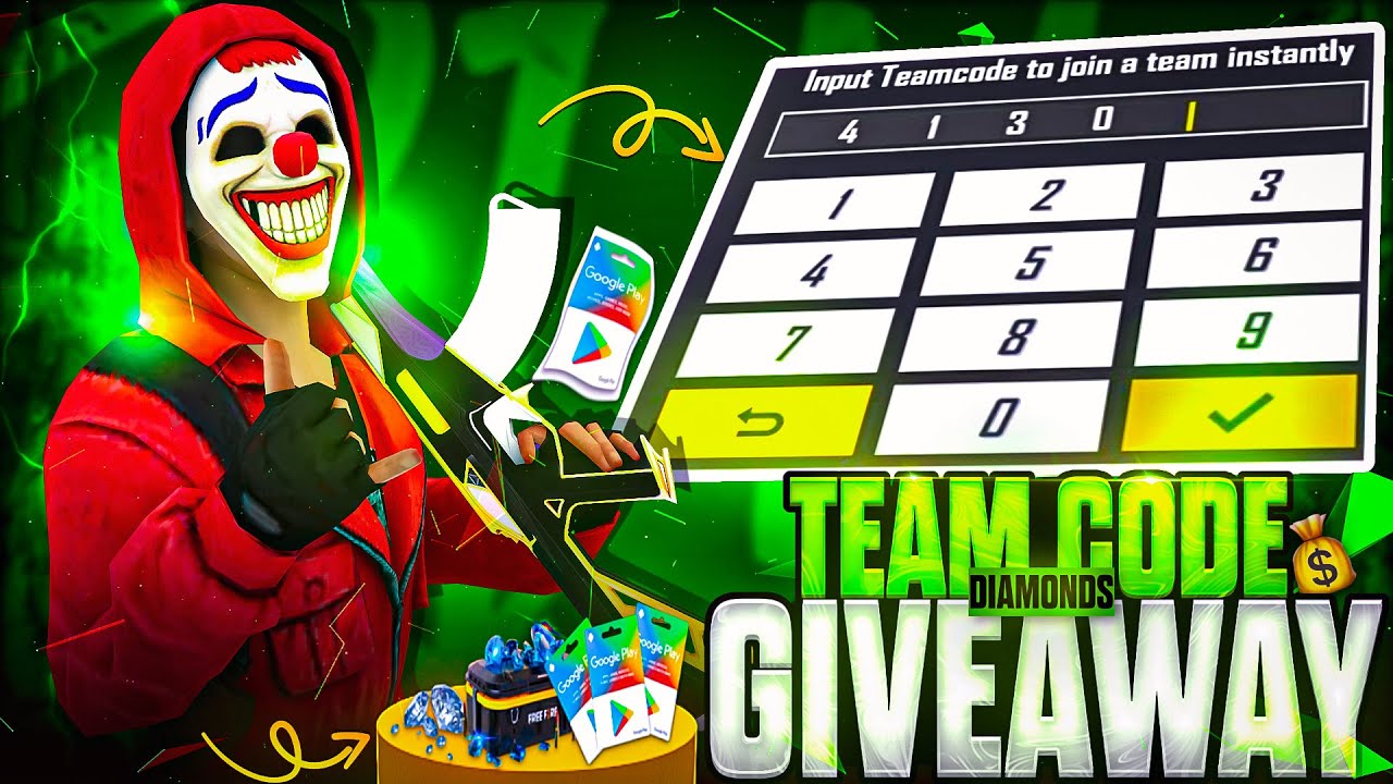 FREE FIRE LIVE CUSTOM ROOM GIVEAWAY | FF LIVE TEAM CODE GIVEAWAY | FF LIVE GIVEAWAY DJ ALOK |FF LIVE
