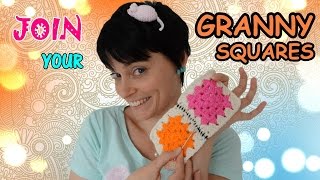 How To Join Granny Squares  Easy Crochet Tutorial for Beginners!