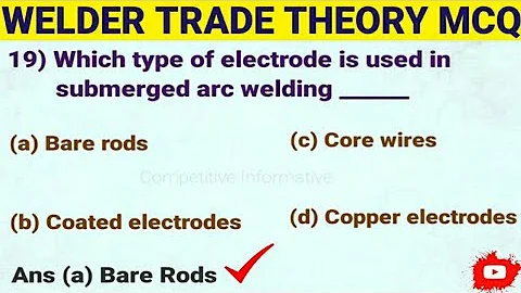Welder Trade Theory | Welding Question and answers | Welding Mcq In English | ITI Welding Mcq