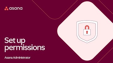 How to set up permissions in Asana