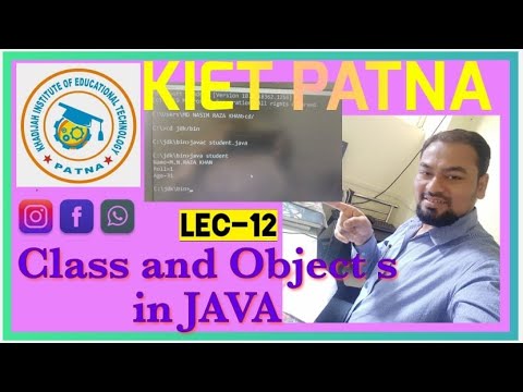 Class and Objects In JAVA LEC-12 In Hindi/Urdu - YouTube