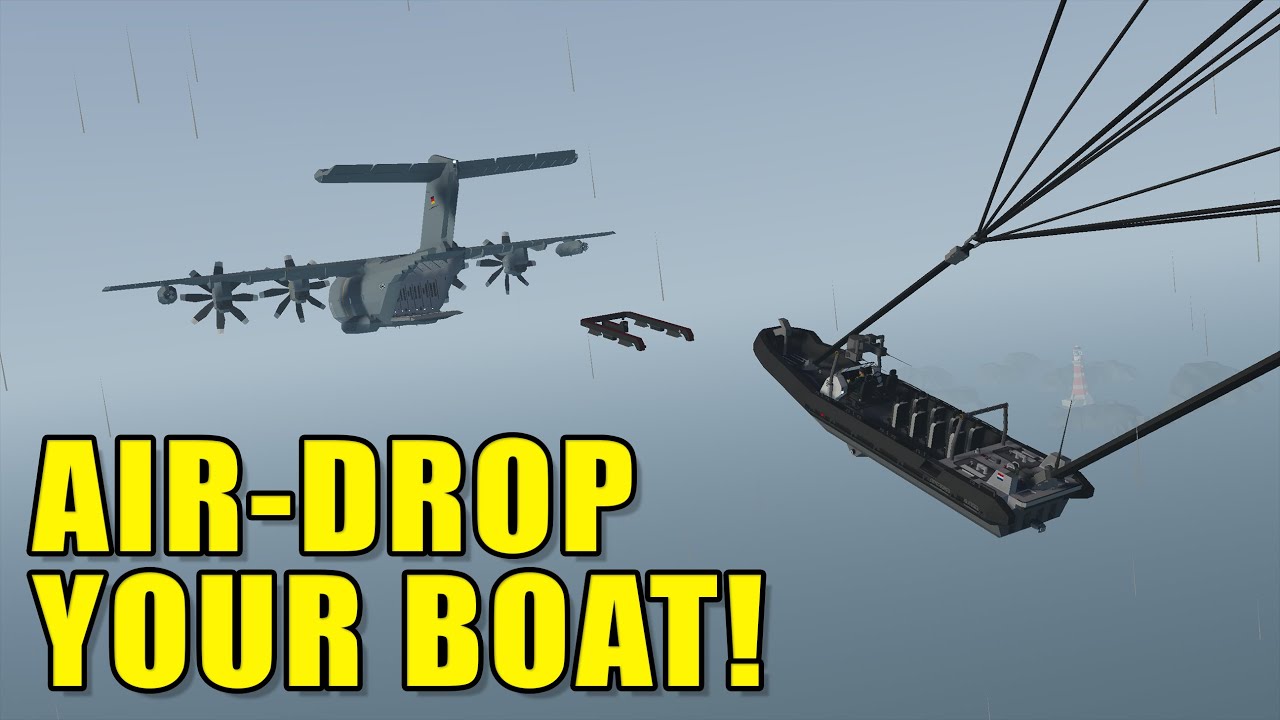 Air-Dropping Military RHIB - Stormworks - YouTube