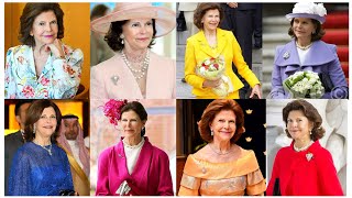 In Her Majestys Image Queen Silvia Looking So Beautiful And Stylishswedish Royal