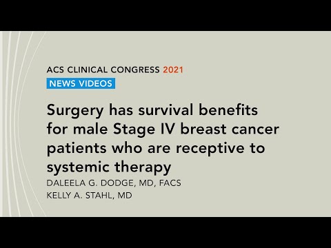 Surgery has survival benefits for male Stage IV breast cancer patients receptive to systemic therapy
