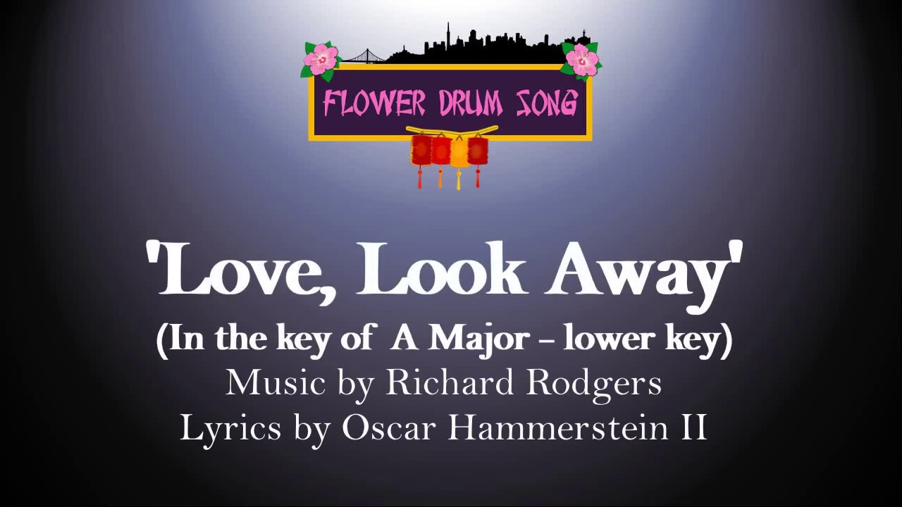 'Love, Look Away' from Flower Drum Song (Instrumental) A Major (Lower