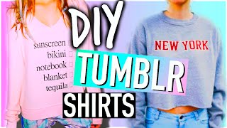 ... diy spring clothes! how to make your own tumblr inspired diy! easy
projects! check out carrie! her video: https://...
