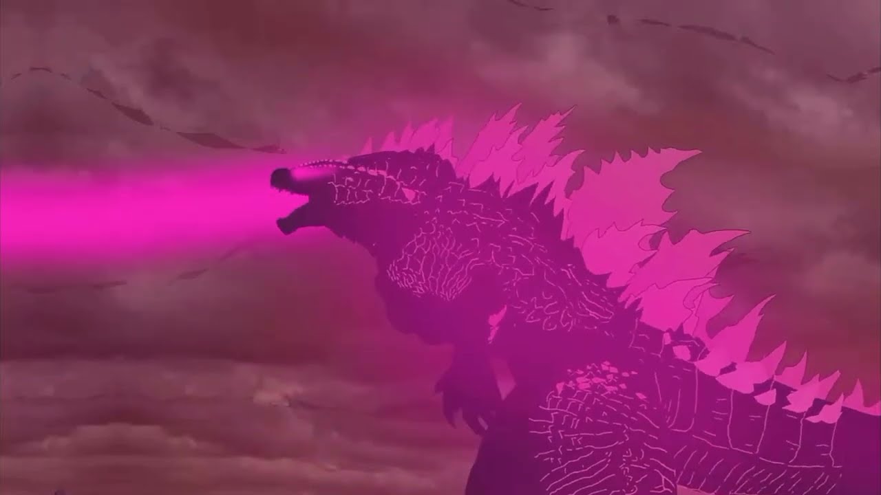 Evolved Godzilla VS Bloodbath Godzilla And Mushroom Cloud Godzilla