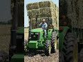 $500,000 John Deere Tractor Pulls Massive Hay Load Like a Beast! 🇺🇸🚜 #shorts