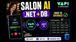 Build a Salon AI Agent using Vapi + .NET 10 | Save Booking to Database