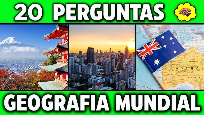 ⭐Quiz de Geografia 35 - BRASIL, PERGUNTAS DE GEOGRAFIA E HISTÓRIA