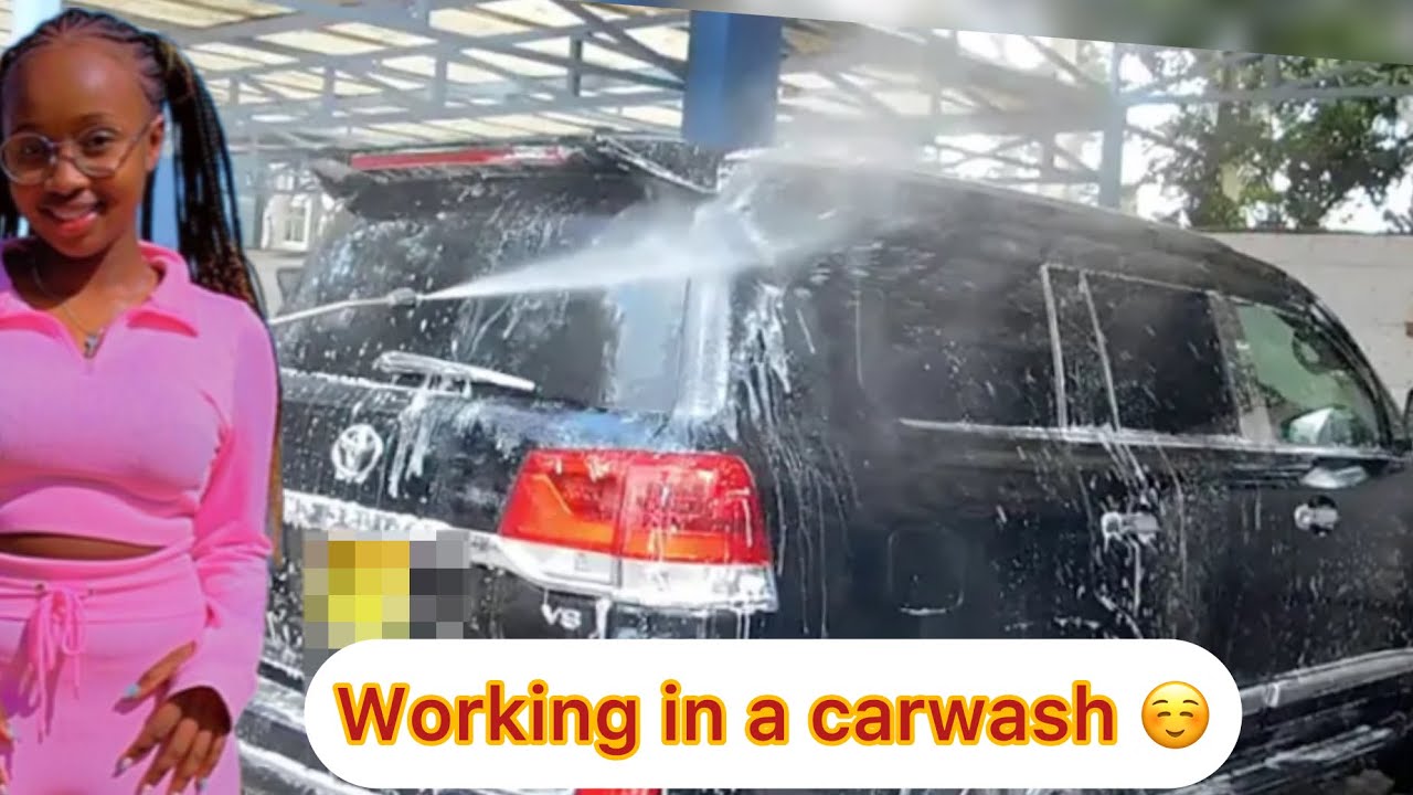 My First Salary Was 40 Bob Working In A Carwash😁Our First Job