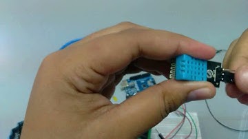 5A-UTS Embeded System-Sensor DHT11 & LED Untuk Alat Pengering Sepatu Otomatis Berbasis Arduino Uno