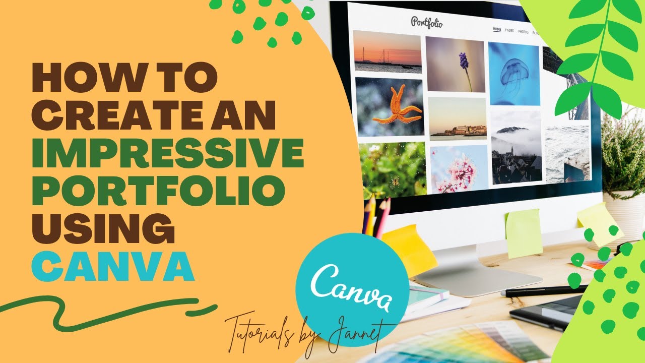 how-to-create-an-impressive-portfolio-using-canva-youtube