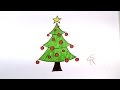 Learn how to draw a festive cartoon christmas tree  icanhazdraw