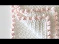 Crochet Blanket Dot Border