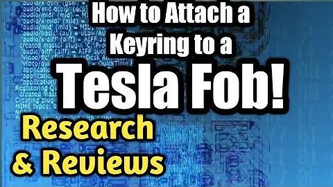 How to attach a Keyring to a Tesla Keyfob