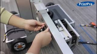 P1000 Professional Wall & Floor Printer Installation & Setup Guide