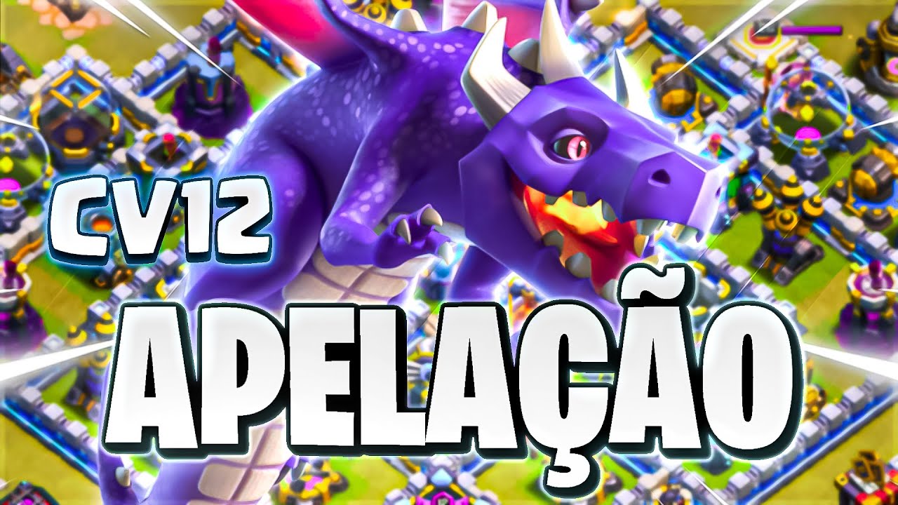 🐲 ATAQUE MAIS FORTE DO CV12 NO CLASH OF CLANS - YouTube