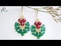 Last Minute Christmas Gift Idea🎄🎄🎄  | Simple and Fast Beaded Earrings | How to DIY Beaded Earrings