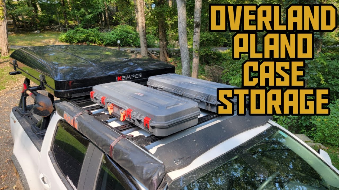 Overland storage - Prinsu roof rack with Plano Rustrictor case 