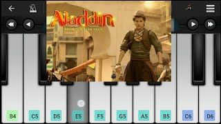 Vignette de la vidéo "Aladdin- Naam to suna Hoga (Sab Tv) Theme song mobile Piano Cover"