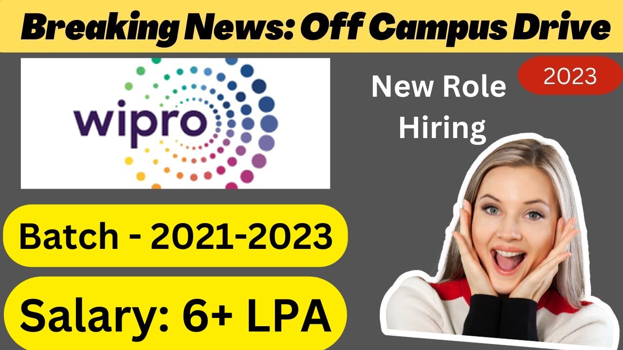 Wipro Mass Recruitment 2021/22/23 Batch’s || Wipro's Work Integrated Learning Program (WILP) - 2023