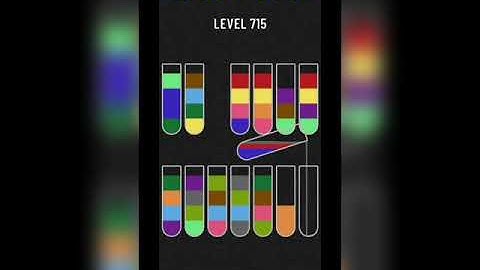 Water sort puzzle level 715
