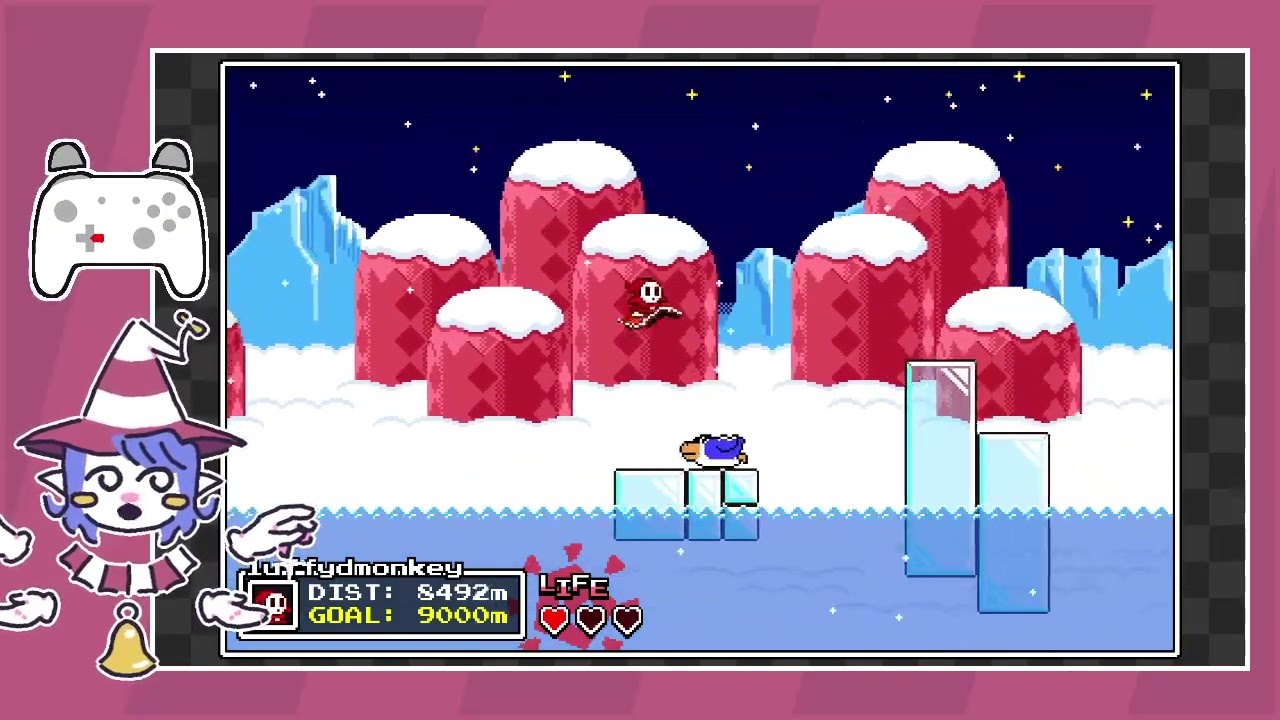 (9/8/24) Shy Guy Surfing, Descending, Bridge Constructor Portal