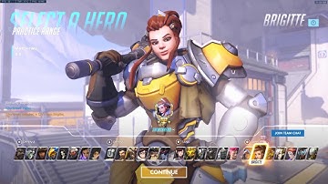 Overwatch | Brigitte Abilities Showcase | Practice Range Gameplay