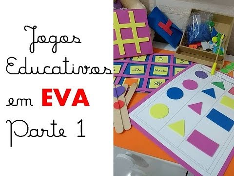 Jogo Educativo Pedagogico em EVA -compre com preco depromocao