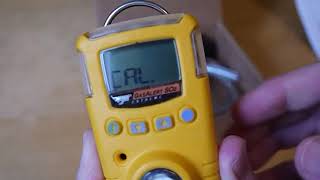 Honeywell BW GasAlert Extreme basic operation