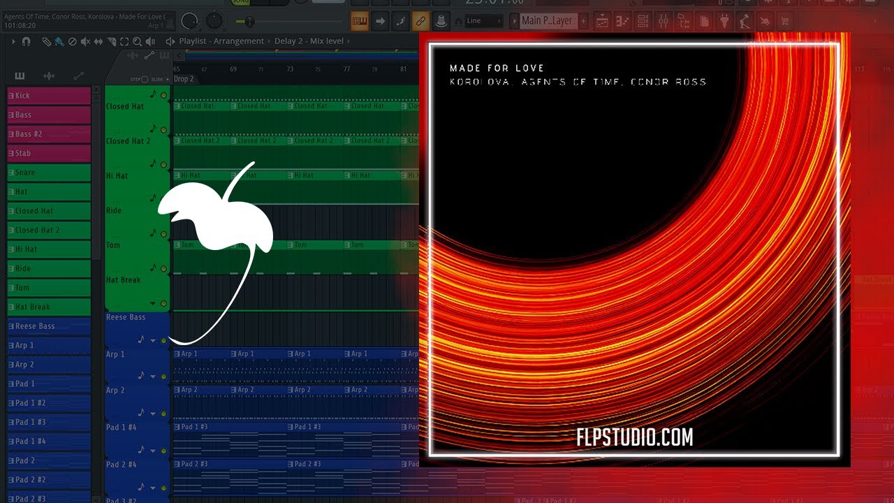 Agents Of Time, Korolova, Conor Ross - Made For Love (FL Studio Remake)