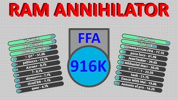 Diep.io | 916K Ram Annihilator - Unfortunate FFA Death!