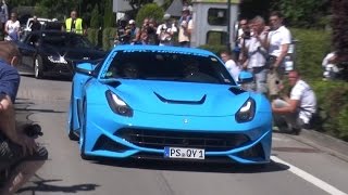 I filmed an insane one oft just 15 worldwide novitec rosso ferrari f12
n-largo in babyblue! of the most ferraris have ever seen. video yo...