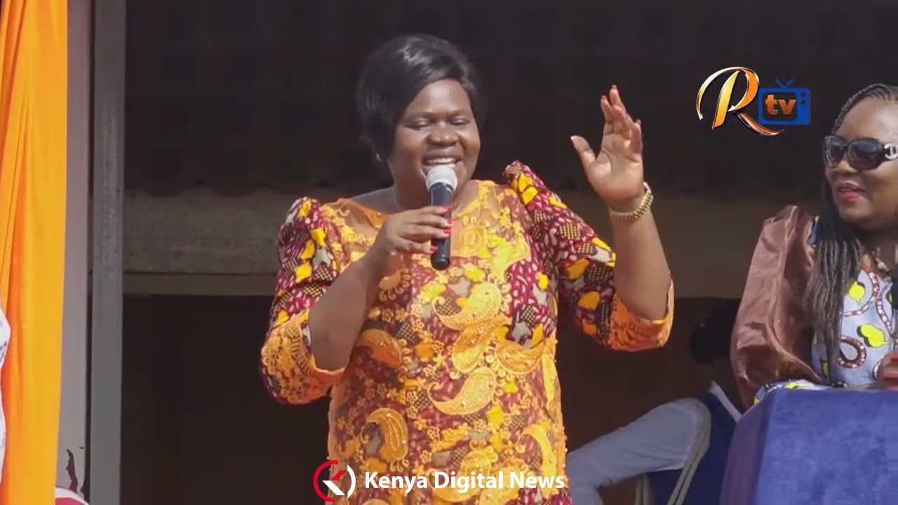 Gladys Wanga amazingly speaks at Oburu Odinga's birthday ceremony!!