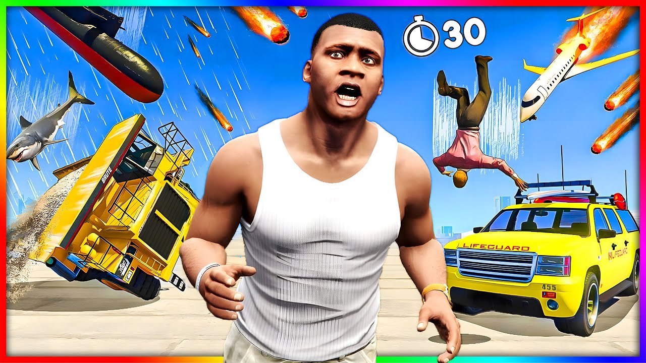 GTA But Chaos Happens Every 30 Seconds | in Telugu - YouTube