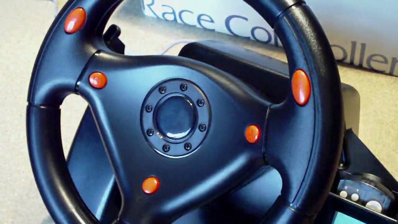 Dreamcast Steering Wheel Race Controller - Review - YouTube