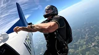 Skydive backflip exit